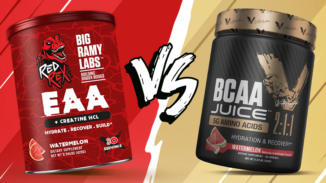 EAA vs BCAA supplement comparison chart